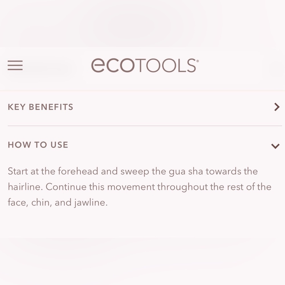 Gua Sha Stone Beauty Tool, Jade — EcoTools - Picture 9 of 17